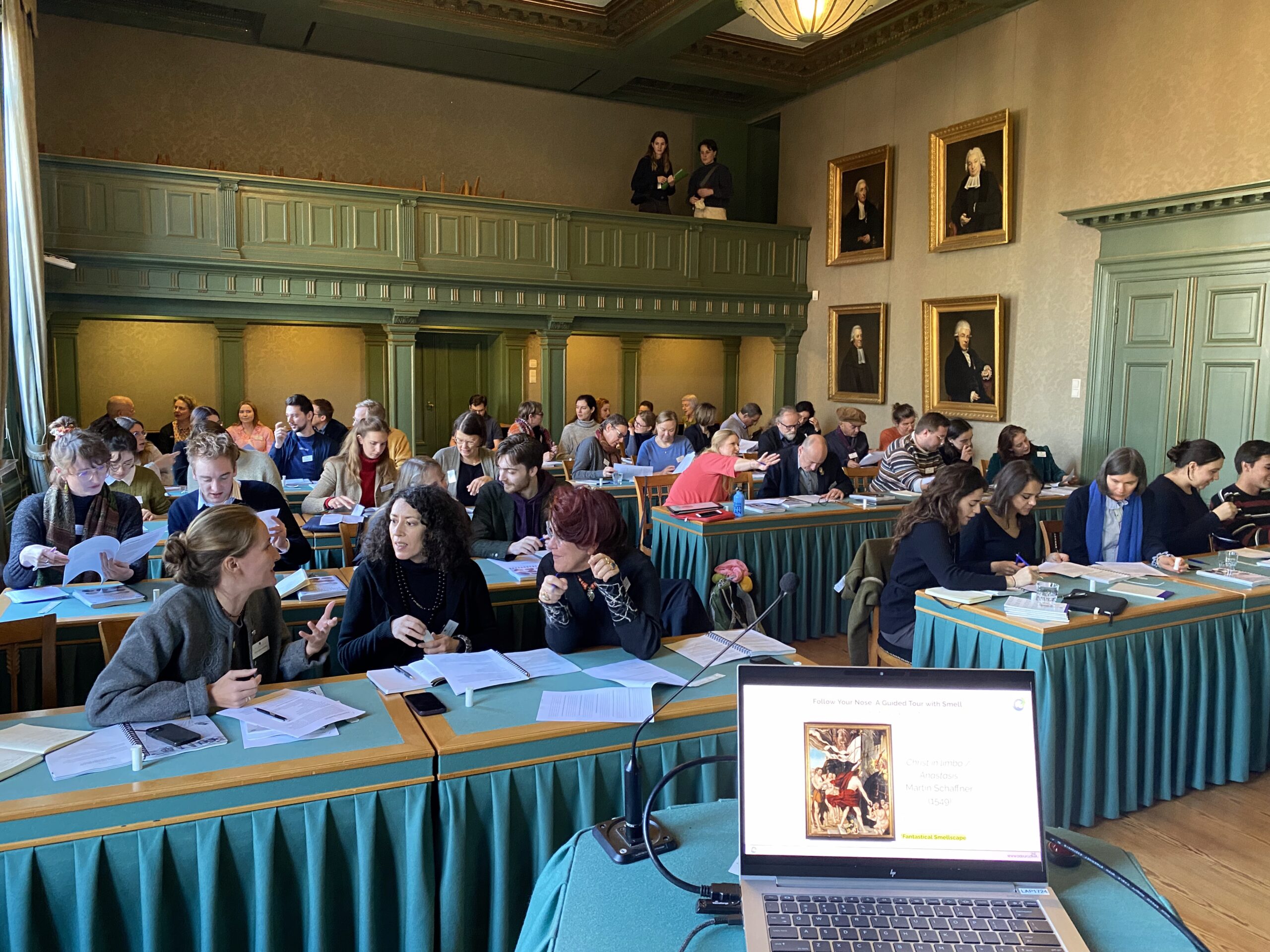 Hands-On Training for the Olfactory Storytelling Toolkit at Odeuropa's Smell Culture Fair in November 2023. 